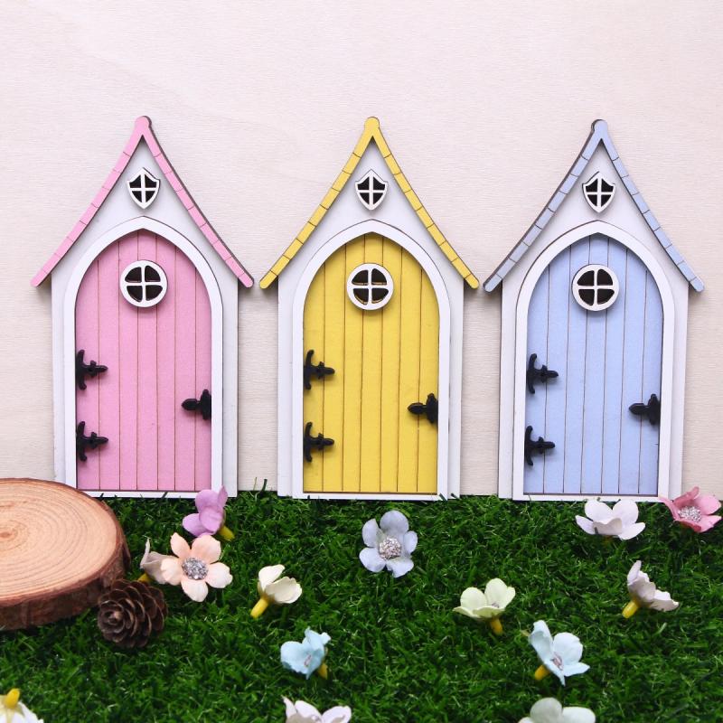Smart Garden Diy - Dollhouse Mini Wooden Fairy Tale Door