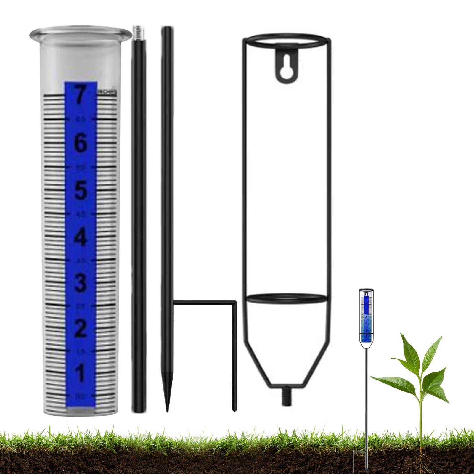 New Outdoor Garden Rain Gauge  - đánh giá và giá Garden Weather Station