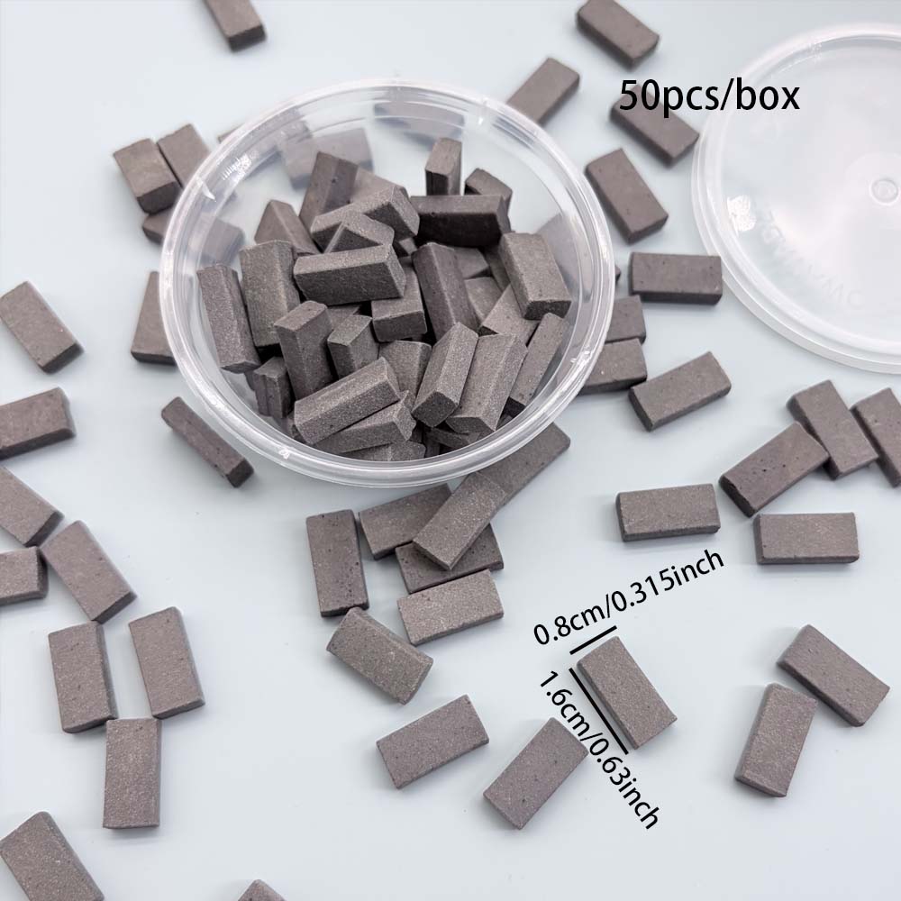 1box 50pcs Bricks in Red Grey  - đánh giá và giá Smart Garden Diy