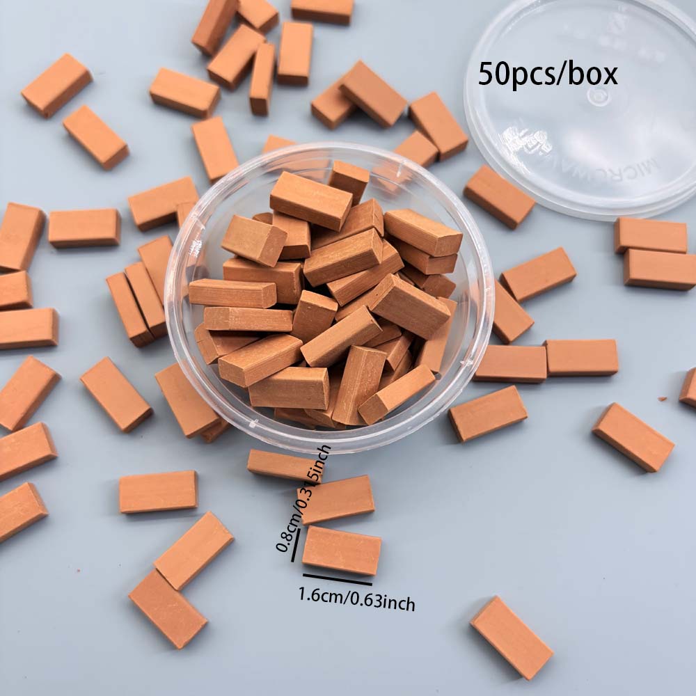 1box 50pcs Bricks in Red Grey  - đánh giá và giá Smart Garden Diy