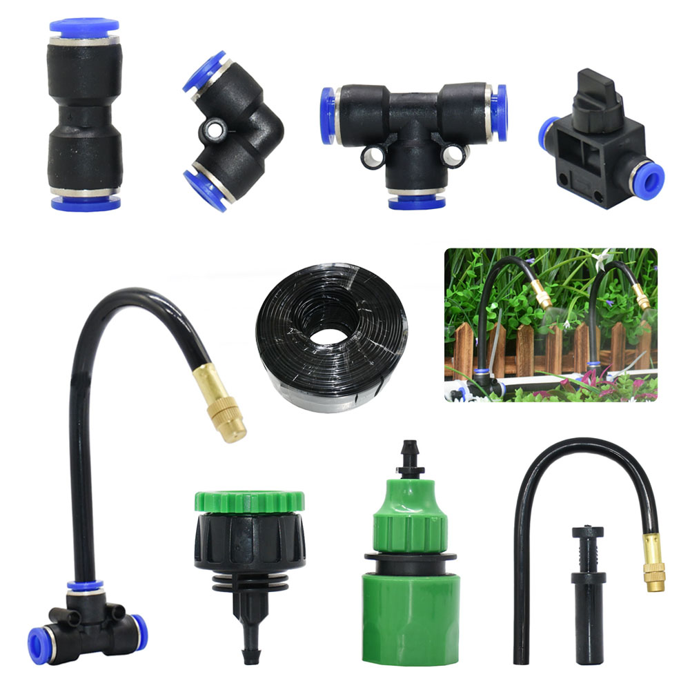 Outdoor Misting Cooling System - đánh giá và giá Smart Garden Sprinkler System