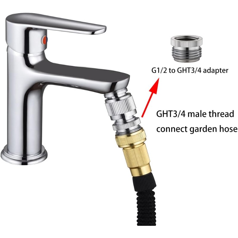 Sink Faucet Quick Connector, F - đánh giá và giá Smart Garden Tap