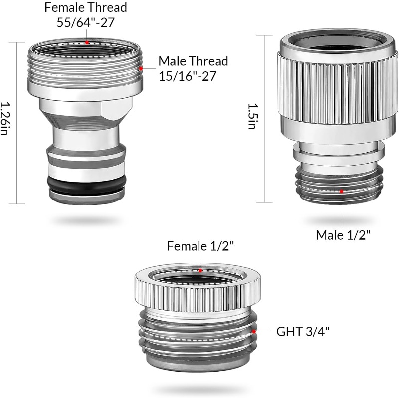 Sink Faucet Quick Connector, F - đánh giá và giá Smart Garden Tap
