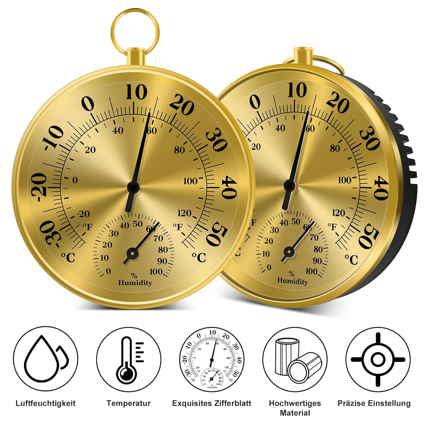 10CM Wall Thermometer Hygromet - đánh giá và giá Garden Weather Station