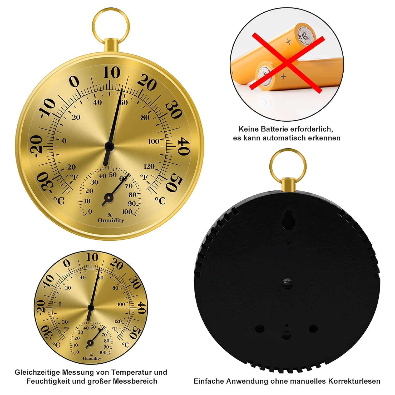 10CM Wall Thermometer Hygromet - đánh giá và giá Garden Weather Station