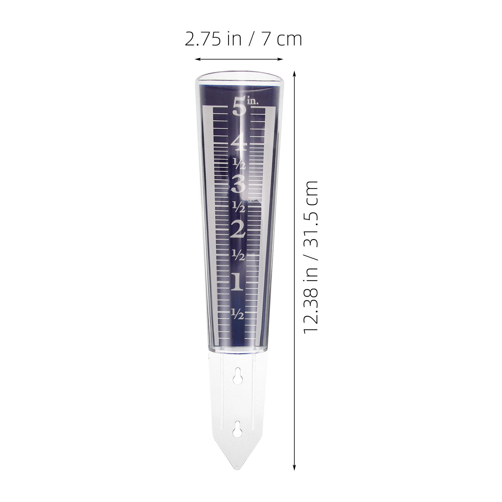 Transparent Rain Gauge with Sc - đánh giá và giá Garden Weather Station