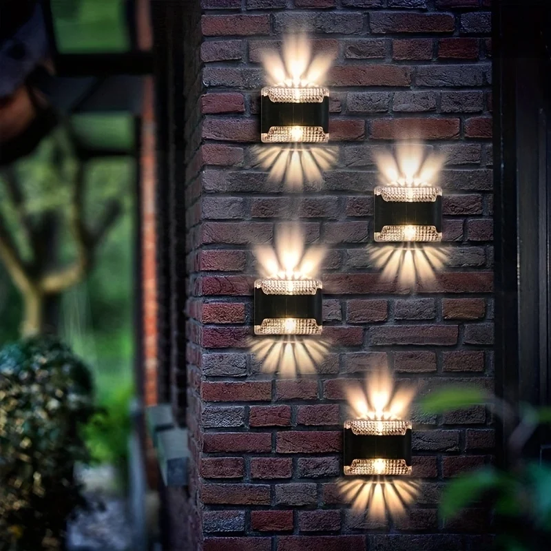 4pc Solar Wall Light: Outdoor  - đánh giá và giá Smart Garden Light Controller