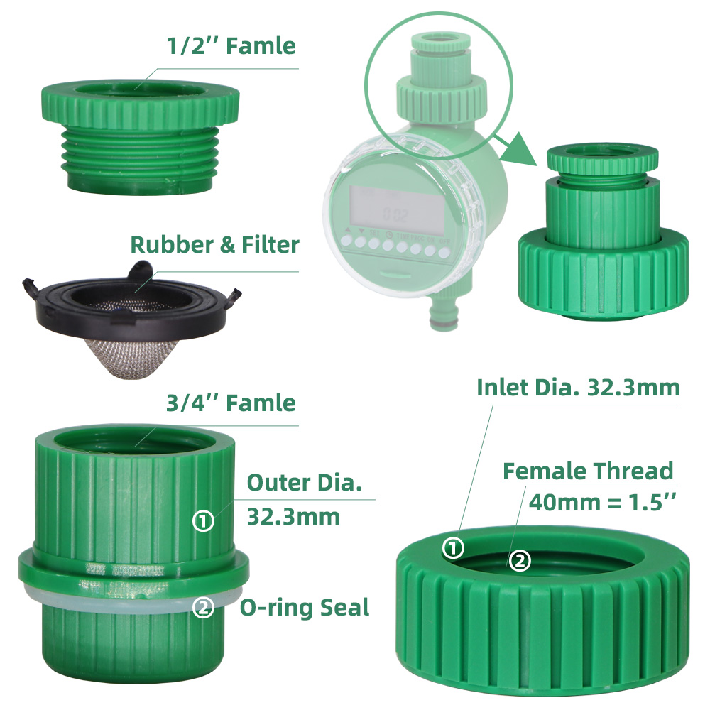 MUCIAKIE 1/2 ''3/4'' Tập Kết N - đánh giá và giá Smart Garden Tap