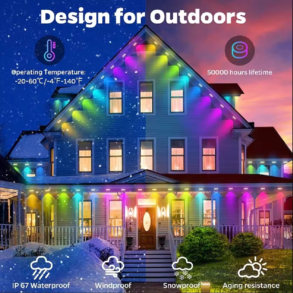 15M/30M/45M/60M/90M RGBIC Smar - đánh giá và giá Smart Garden Light Controller