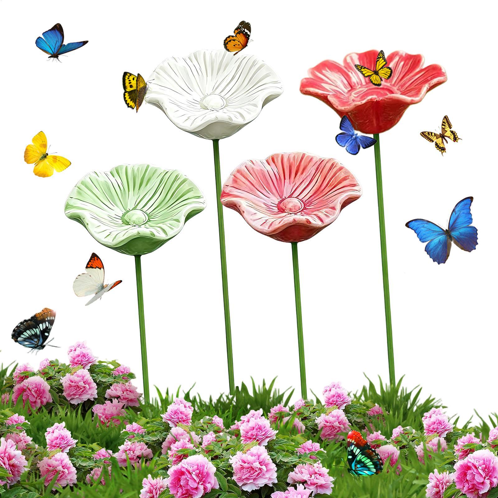 4Pcs Ceramic Bee Watering Bowl - đánh giá và giá Garden Weather Station