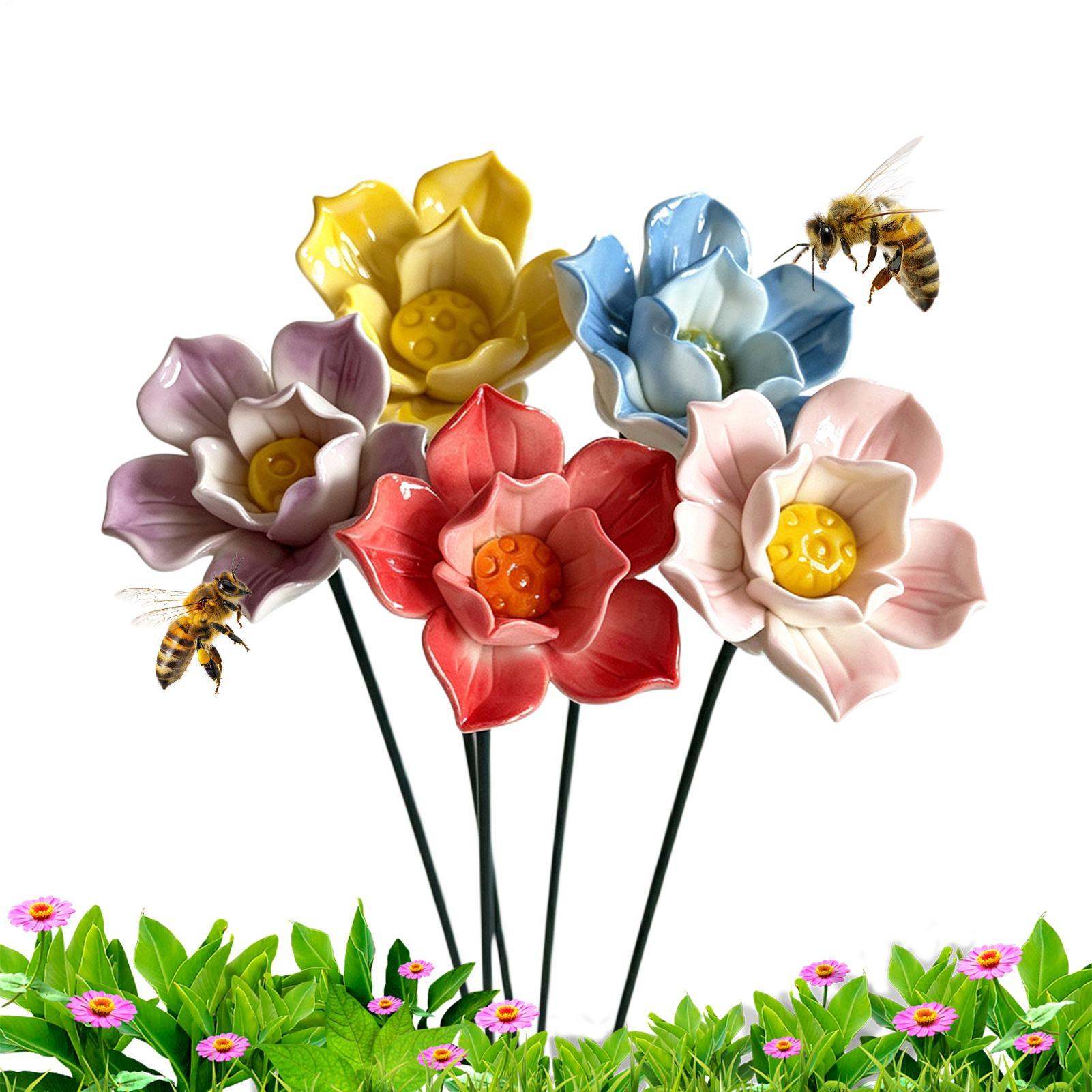 5Pcs Ceramic Bee Bath Bee Wate - đánh giá và giá Garden Weather Station
