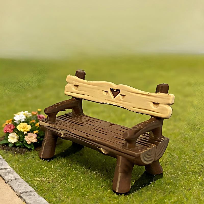 2Pcs 1/12 Miniature Bench Doll - đánh giá và giá Smart Garden Diy