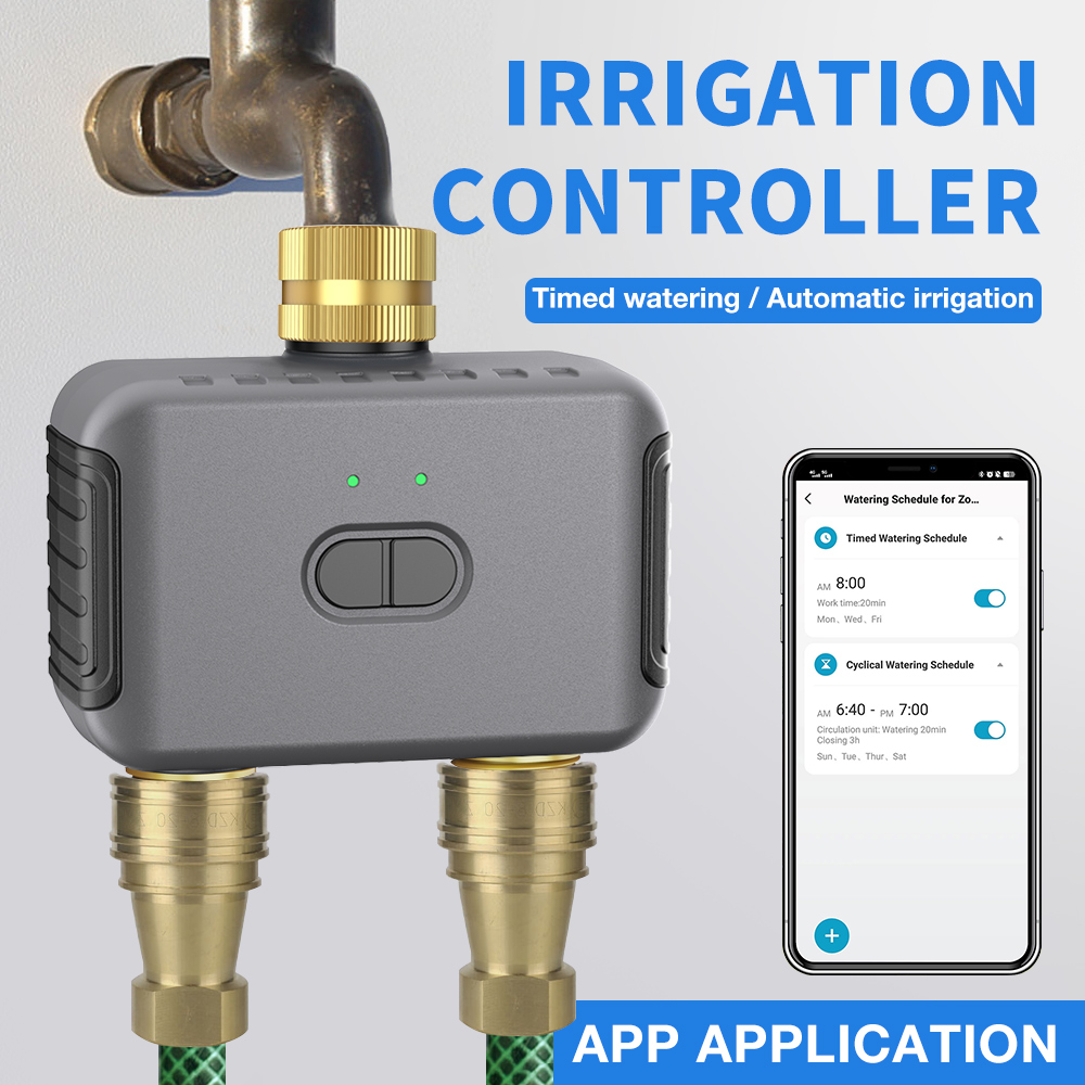 Tuya 2 Zone Watering Timer Gar - đánh giá và giá Smart Garden Technology
